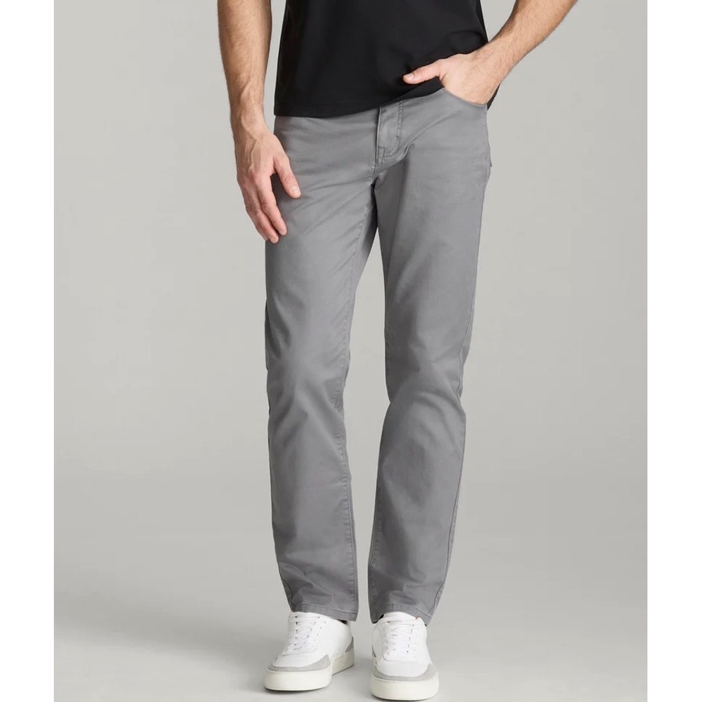 UNTUCKit Don Santiago Pants Mens 34x30 Grey Relaxed Fit Cotton Stretch Workwear